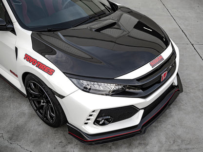 Seibon 2017 Honda Civic Type R OEM Carbon Fiber Hood | Honda Civic X (16-22) / Acura RDX (18-26)