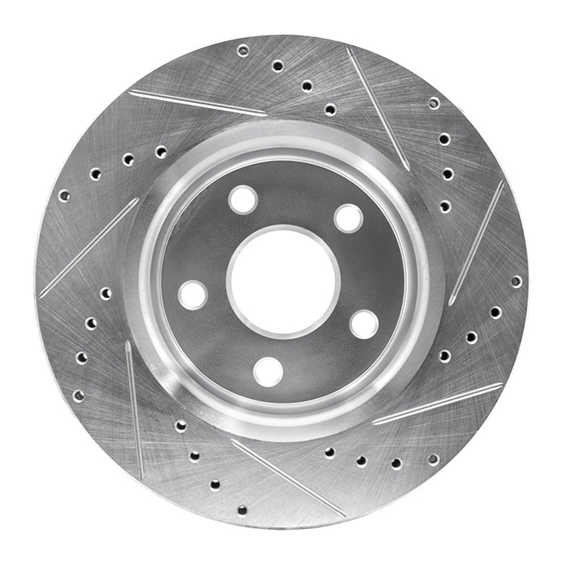 DFC Front Left D&S Silver Brake Rotor (FRONT): Jeep Grand Cherokee (05-10)