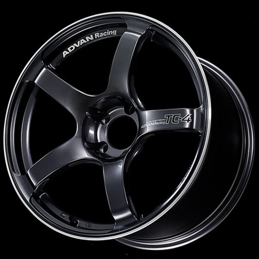 Advan TC4 15x8.0 +35 4x100 Racing Gunmetallic Wheel With Ring