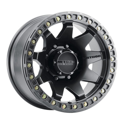 (set of 4) Method MR108 Beadlock Matte Black | 17x9" -44mm | 8x6.5in Wheel