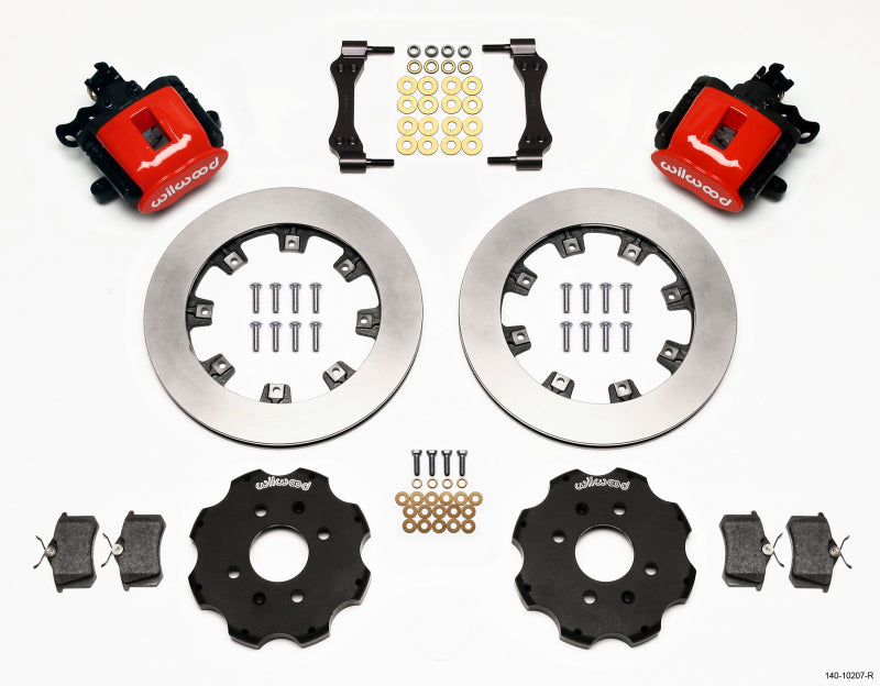 Wilwood Rear Parking Brake Caliper Kit | 2.39" Axle Offset 12.19" Rotors (140-10207)