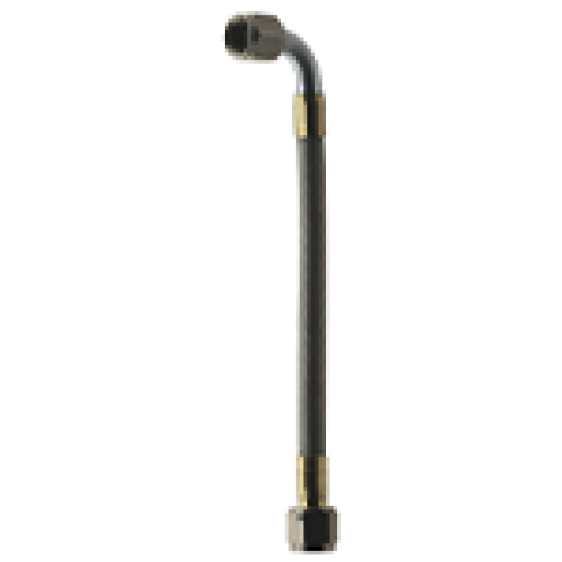 Fragola PTFE Hose Assembly -8AN Straight to 90Deg Aluminum Nut (383012)
