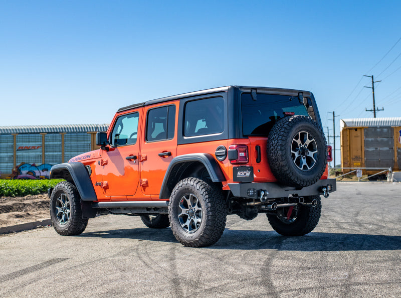 Borla Axle-Back Exhaust System - S-Type | 2018-2021 Jeep Wrangler 3.6L (11962)