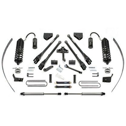 Fabtech 8" 4-Link Suspension System w/ 4.0 Rear Radius Rod & 2.25 Rear Radius Rod | Ford F250 4WD (11-16) w/o Factory Overload (K2276DL)