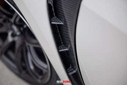 Seibon Carbon Fiber Fender Ducts | Honda Civic Type-R (17-18) (FD17HDCVR)