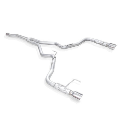 Stainless Works 2-1/2in Catback Retro Chambered Mufflers | Ford Mustang (15-16) (M15ECBSW)