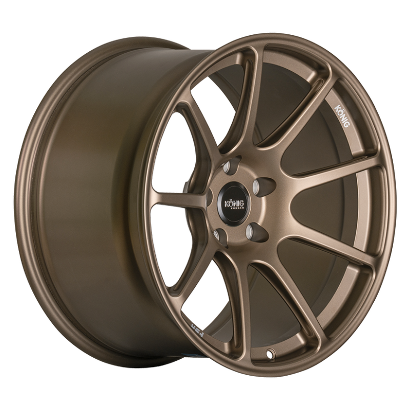 (set of 4) Konig F5R Satin Bronze | 18x9.5" +35mm | 5x114.3mm Wheel