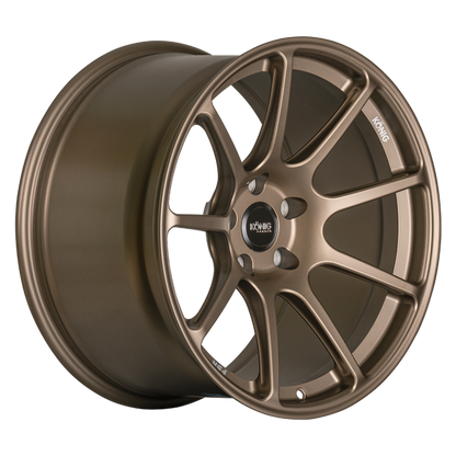 (set of 4) Konig F5R Satin Bronze | 18x9.5" +35mm | 5x114.3mm Wheel