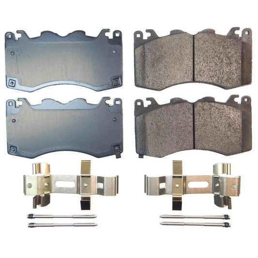 PowerStop 2024 Ford Mustang Front Z17 Evo Ceramic Brake Pad w/Hardware (17-2516)