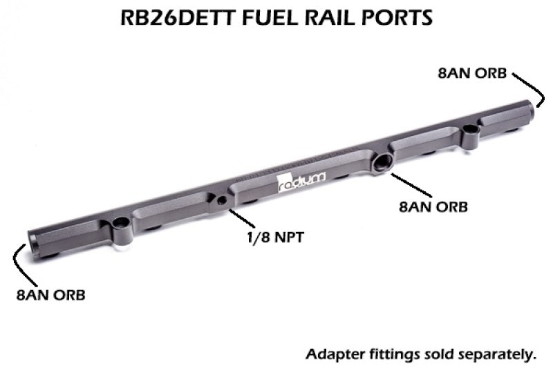 Radium Engineering Nissan RB26DETT Fuel Rail