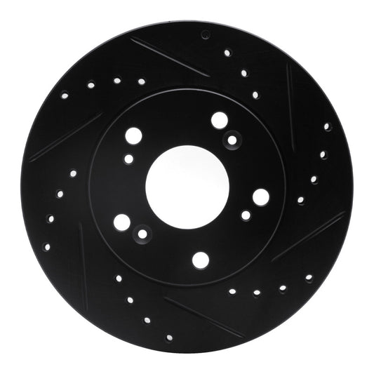 R1 RSX 02-15 Honda Civic/RSX Front Drilled & Slotted Brake Rotor | 2000-2016 (ECB-59030R)