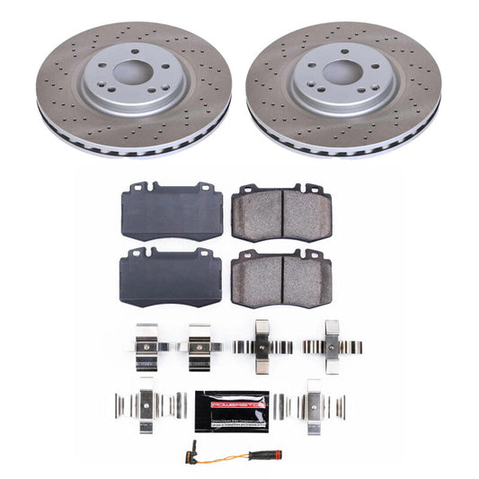 PowerStop 05-06 Mercedes-Benz SLK350 Front Semi-Coated Rotor Kit (SC2950)
