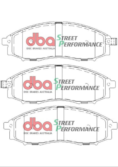 DBA SP500 Front Street Performance Front Brake Pads | Nissan Xterra (00-04) (DB1439SP)
