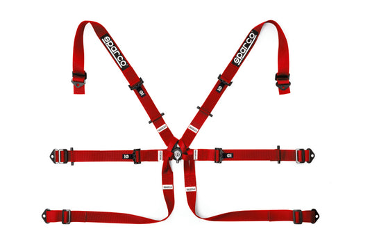 Sparco Formula 2" 6-Point Harness (04819H2NR/AZ/RS)