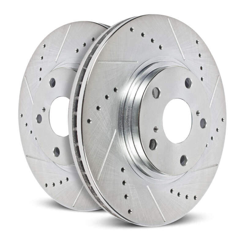PowerStop Rear Evo Drilled & Slotted Rotors | Honda Civic Type-R/Acura Integra (17-24) (JBR1749XPR)