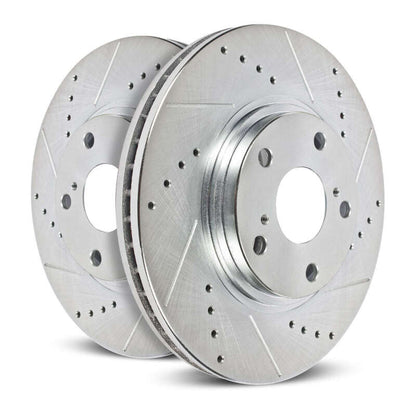 PowerStop Rear Evo Drilled & Slotted Rotors | Honda Civic Type-R/Acura Integra (17-24) (JBR1749XPR)
