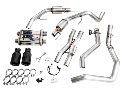 AWE Tuning Gen 3 Raptor R SwitchPath Exhaust - Diamond Black Tips (3025-33852)