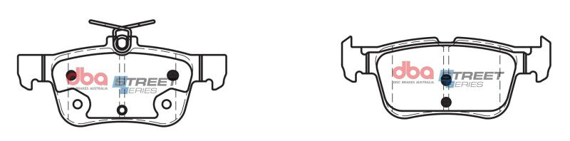 DBA Street Series Front Brake Pads | Ford Escape AWD (17-19) (DB2406SS)