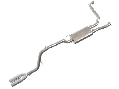 aFe Vulcan Series 3in Stnless Steel Cat-Back Exhaust w/Polished Tip Nissan Armada 25-26 V6-3.5L(tt)