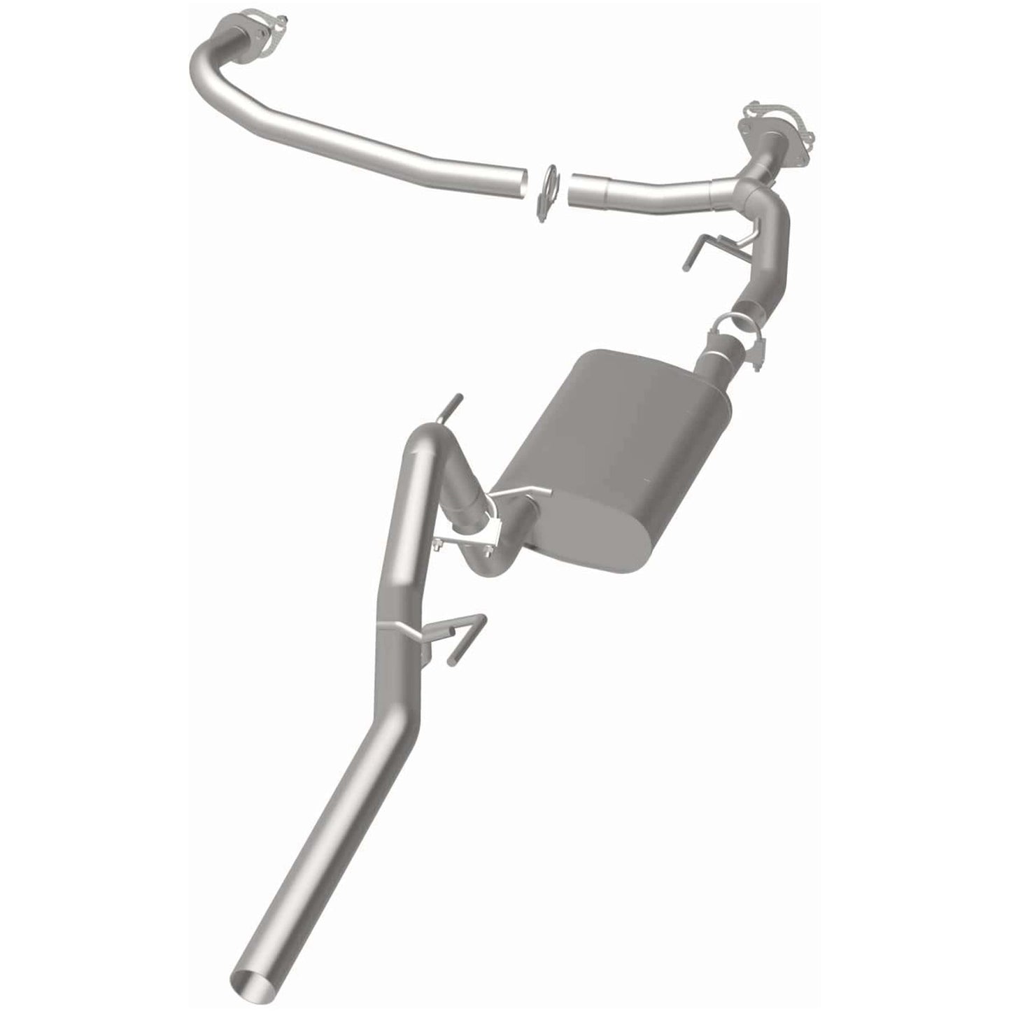 BRExhaust 2005-2014 Nissan Xterra 4.0L Direct-Fit Replacement Exhaust System