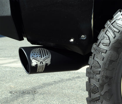Gibson 4in Patriot Skull Series Cat-Back Single Exhaust | Nissan Titan SE (04-10) (76-0012)
