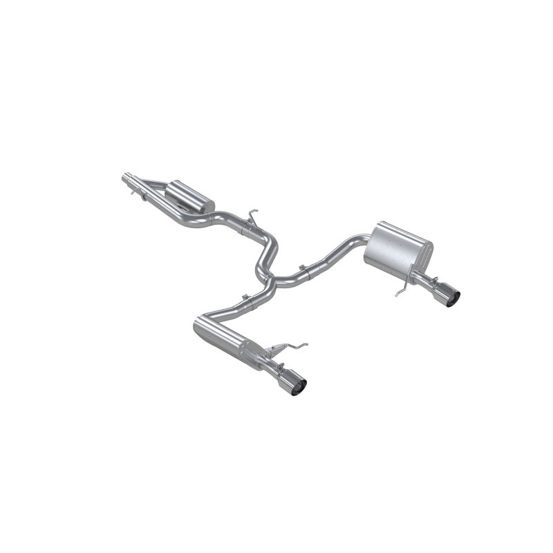 MBRP 3in Cat-Back 2.5in Dual Split Exit | VW Golf Alltrack/ SportWagen (17-19) (S46183CF)