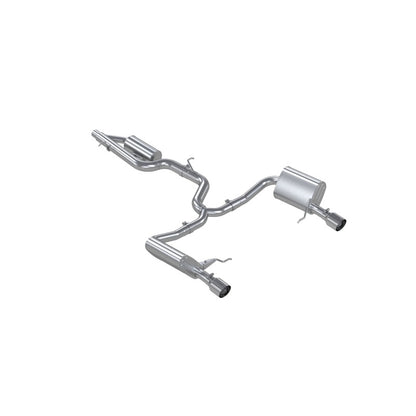 MBRP 3in Cat-Back 2.5in Dual Split Exit | VW Golf Alltrack/ SportWagen (17-19) (S46183CF)