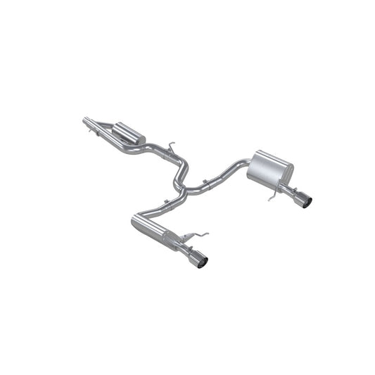 MBRP 3in Cat-Back 2.5in Dual Split Exit | VW Golf Alltrack/ SportWagen (17-19) (S46183CF)