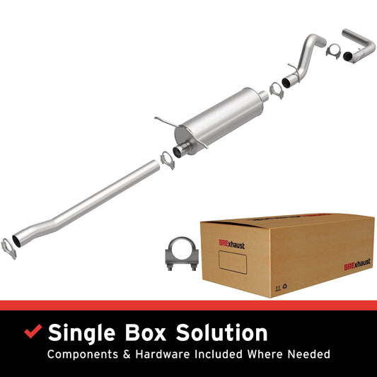BRExhaust 2000-2003 Dodge Dakota Direct-Fit Replacement Exhaust System