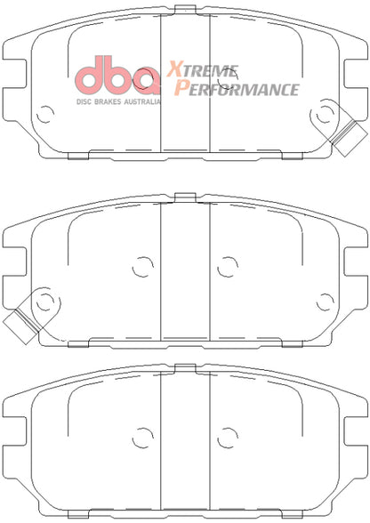 DBA Rear Xtreme Performance Brake Pads | Eagle Talon TSi (94) (DB1238XP)