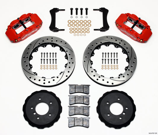 Wilwood Narrow Superlite 6R 13.06in Drilled Front Hat Kit | BMW M3 (81-99) (140-8797-DR)