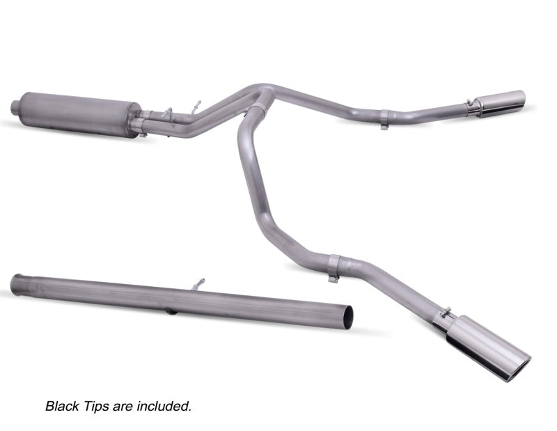 Gibson 2.5in Cat-Back Dual Extreme Exhaust | Chevy Silverado 2500HD (20-21) (65714B)
