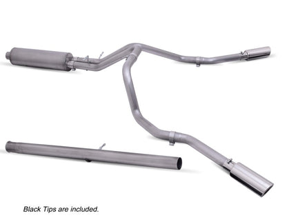 Gibson 2.5in Cat-Back Dual Extreme Exhaust | Chevy Silverado 2500HD (20-21) (65714B)