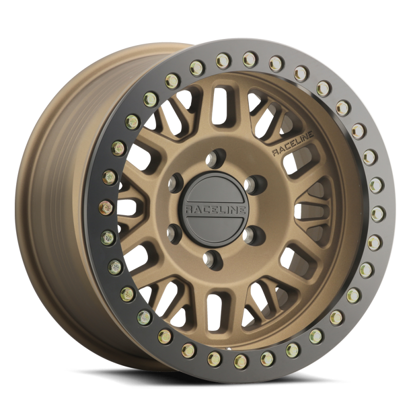 Raceline RT951 Ryno Bronze & Black Ring Beadlock | 17x9" -12mm | 6x135mm Wheel