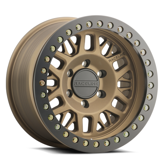 Raceline RT951 Ryno Bronze & Black Ring Beadlock | 17x9" -12mm | 6x139.7mm Wheel