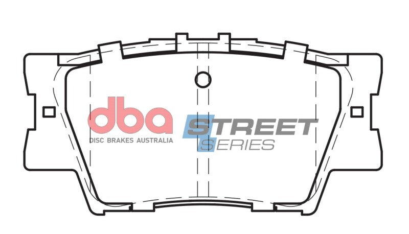 DBA Street Series Rear Brake Pads | Lexus ES300h (13-18) (DB1832SS)