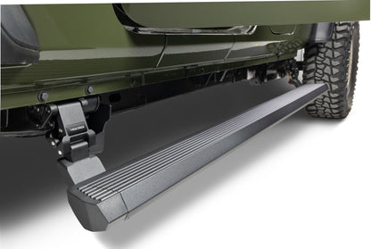 RealTruck 20-24 Jeep Gladiator CC 4dr VoltStep Electric Running Board Kit (Cut/Drill Req.) - Tex Blk