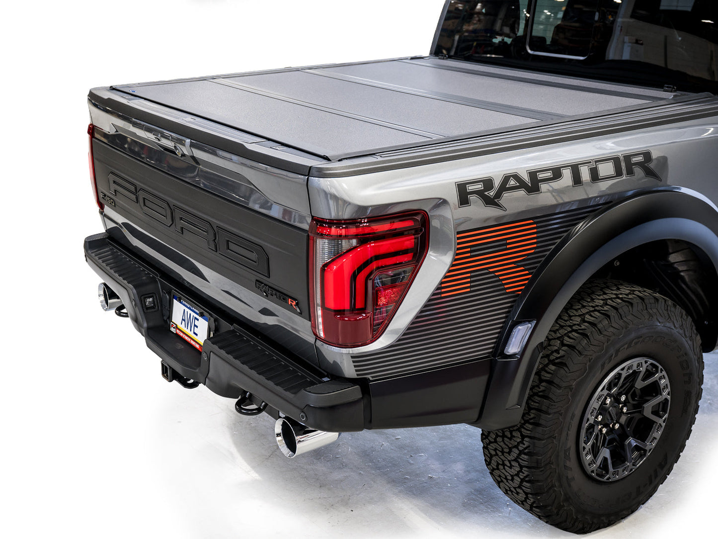 AWE Tuning Gen 3 Raptor R SwitchPath Exhaust - Chrome Silver Tips (3025-32852)