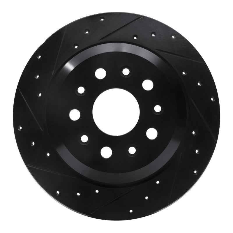 DFC D&S Brake Rotor (REAR LEFT): Jeep Wrangler (18-25) - Black Zinc
