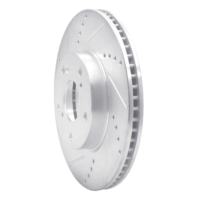 R1 16-25 Honda Civic Coupe F&R Drilled & Slotted Brake Rotor (631-59061L)