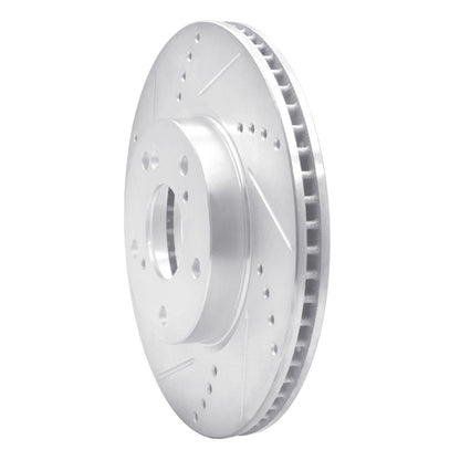 R1 16-25 Honda Civic Coupe F&R Drilled & Slotted Brake Rotor (631-59061L)