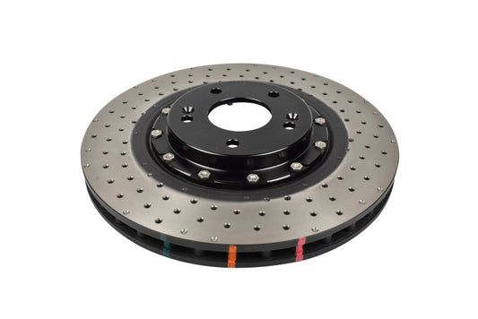 DBA 5000 Series Front Cross Drilled/Dimpled Performance Rotor | Hyundai I30 N (18+) (DBA53146BLKXD)
