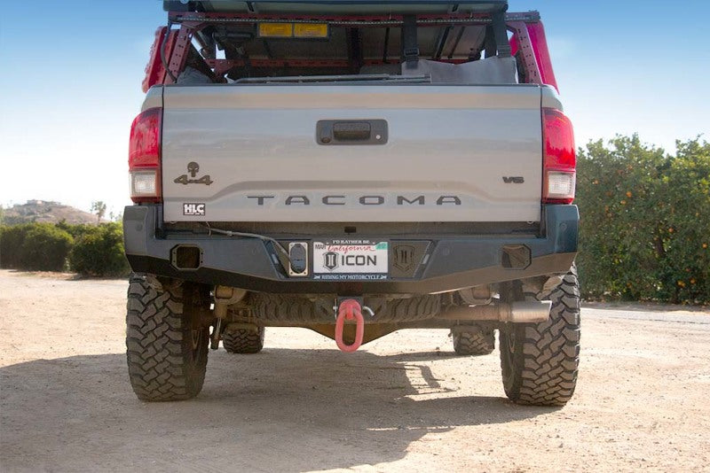 ICON 56221 for 16-23 Toyota Tacoma Rear Impact Bumper
