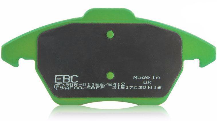 EBC Greenstuff Front Brake Pads | 2016-2017 Ford Focus RS (DP22274)