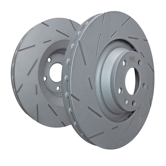 EBC Ultimax Slotted Rear Rotor Pair 2022-2024 WRX w/ Handbrake