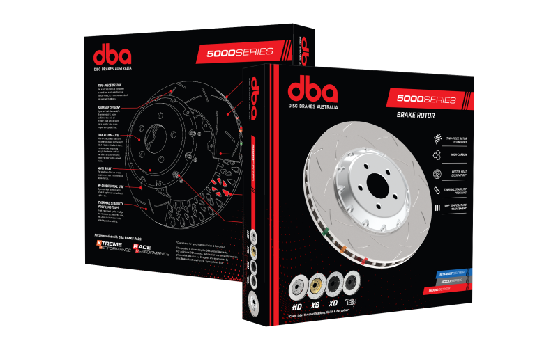 DBA 17-23 Chrysler 300 (6 Piston Brembo Caliper) V8 Front 5000 Series Standard Ring
