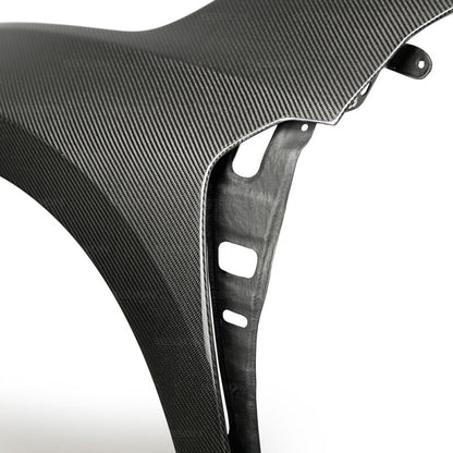 Seibon OE-Style Gloss Carbon Fiber Front Fenders | Honda Civic Type R (17+) (FF17HDCVR-OE)