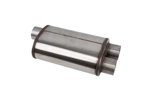 Corsa CPD3030 3.0" Single Inlet/Dual Outlet Muffler w/RSC Technology