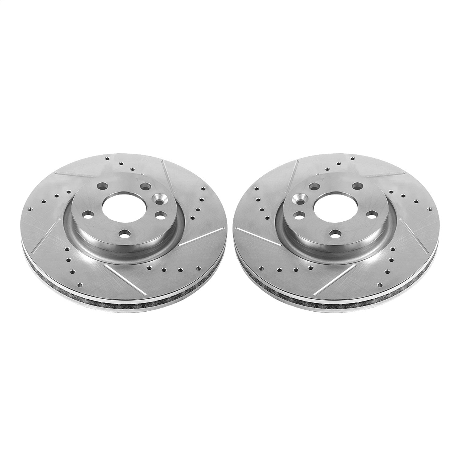 PowerStop Drilled & Slotted Front Rotors | Land Rover Range Rover Evoque (12-15) (EBR1000XPR)