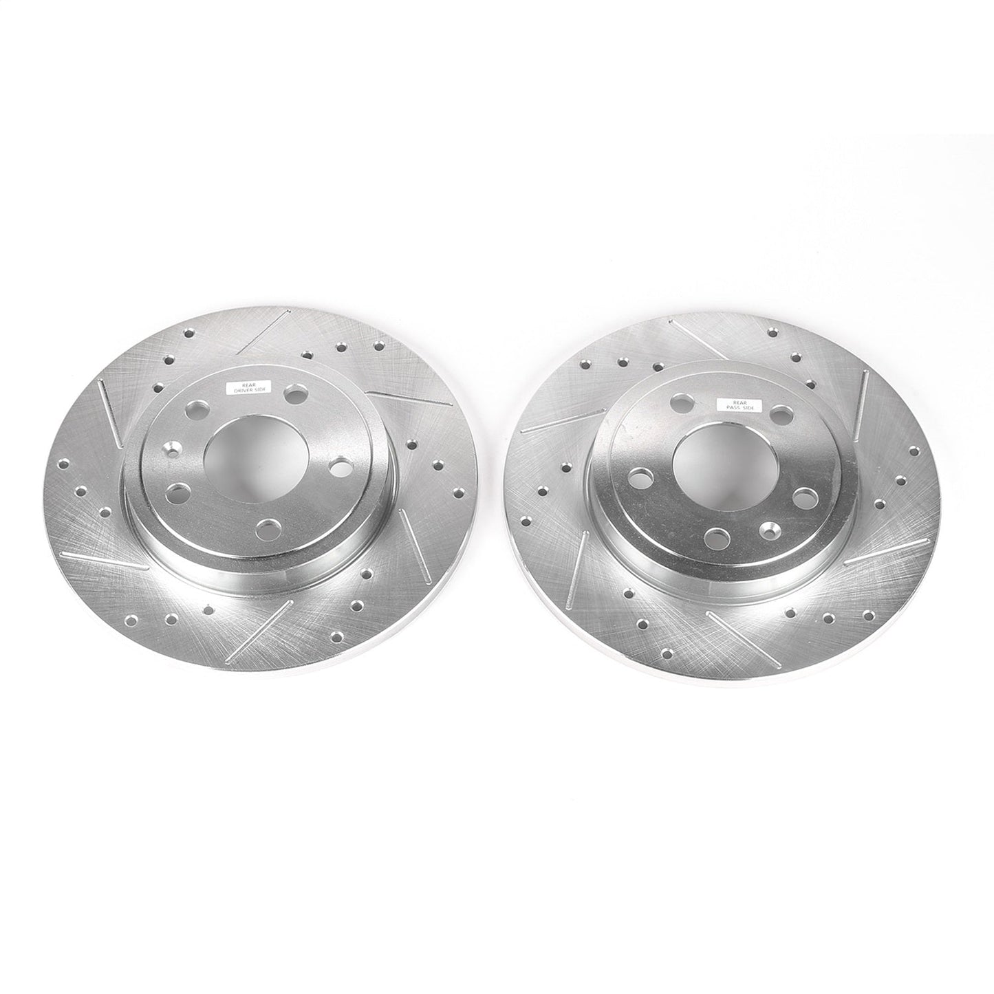 PowerStop Drilled & Slotted Rear Rotors | Audi A4 (05-09) (EBR1006XPR)